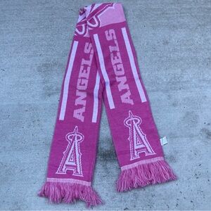 Angels Pink and Light Pink Knit Fan Scarf